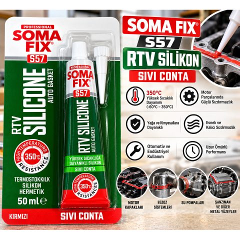 SOMA FIX S57 RTV Silikon Sıvı Conta